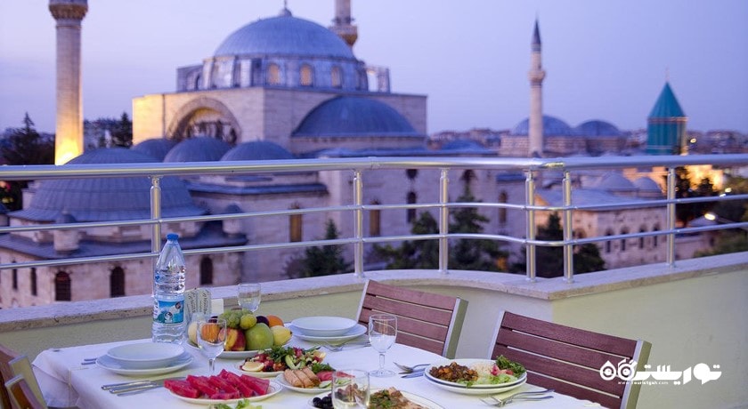 چشم انداز زیبای رستوران هتل