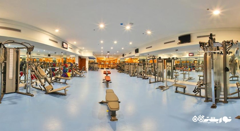 نمای کلی سالن ورزشی هتل گردان