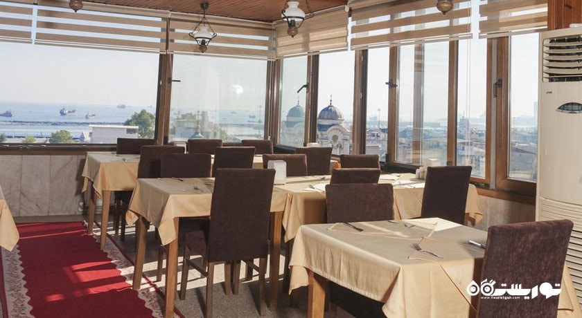 چشم انداز زیبای رستوران هتل
