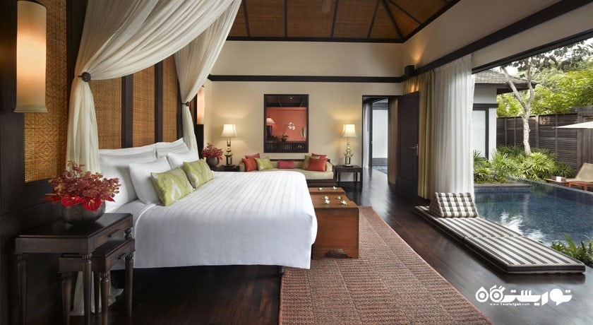 تخت بزرگ ویلا کانکتد دو خوابه