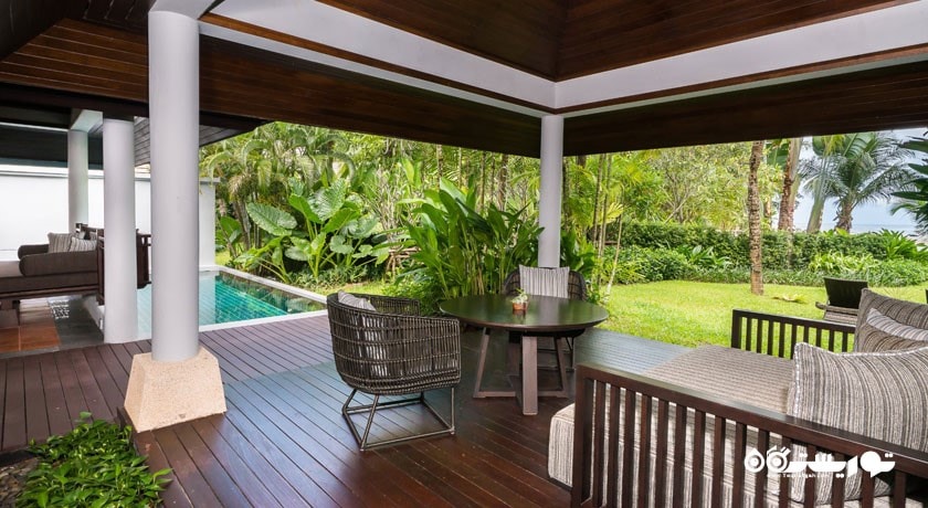 نمای تراس ویلا بیچ فرانت