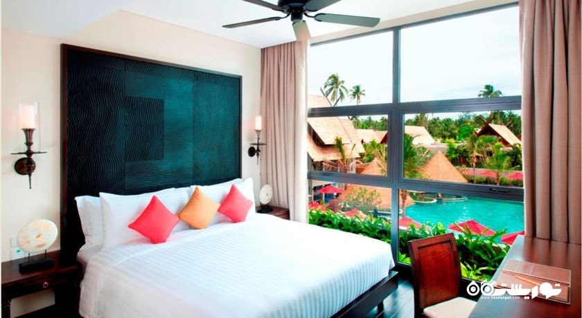 نمای تخت بزرگ سوئیت یک خوابه