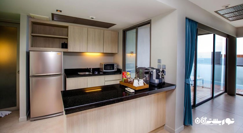 نمای آشپزخانه ویلا دوبلکس