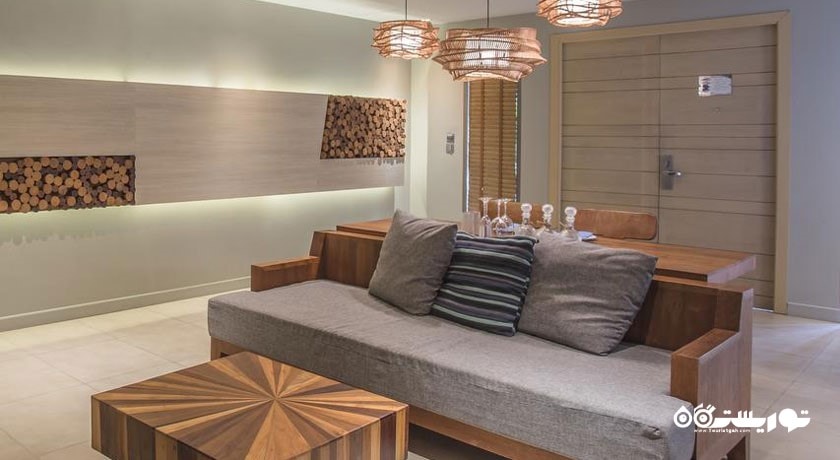 محوطه نشیمن ویلا دوبلکس