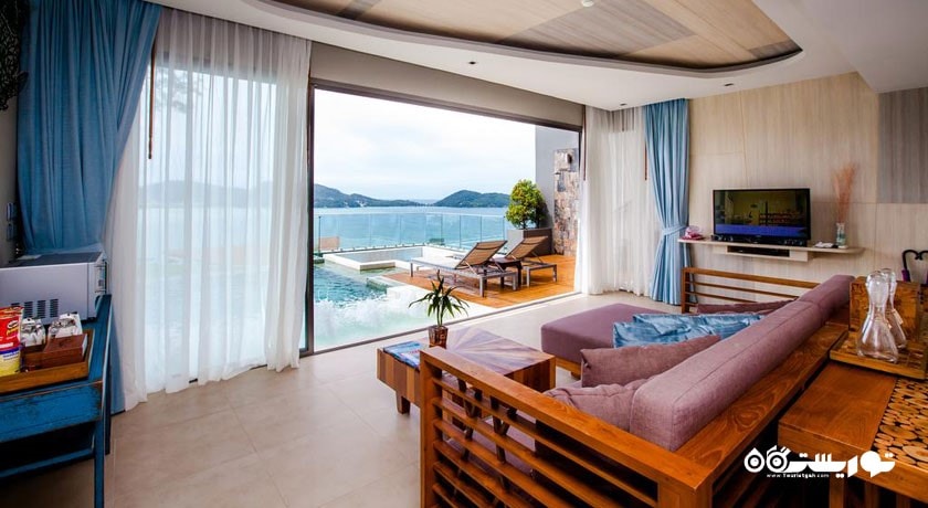 محوطه نشیمن ویلا یک خوابه