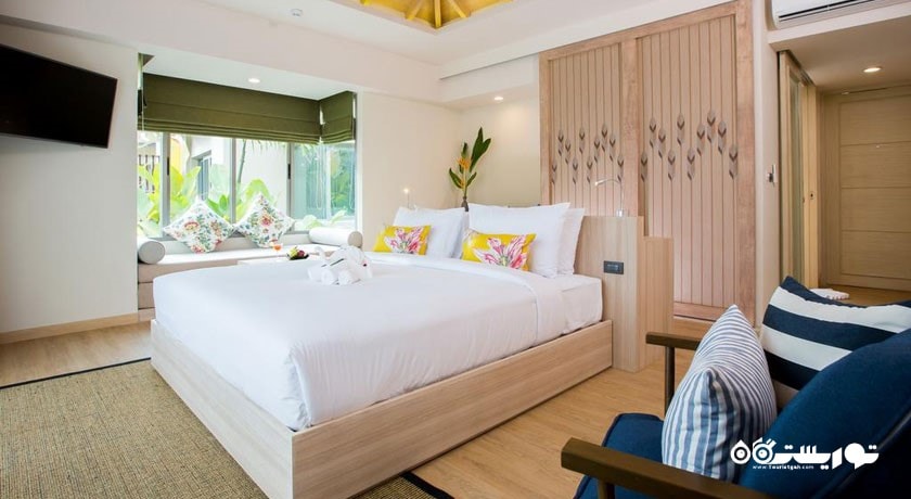 نمای تخت بزرگ اتاق سی پیرل