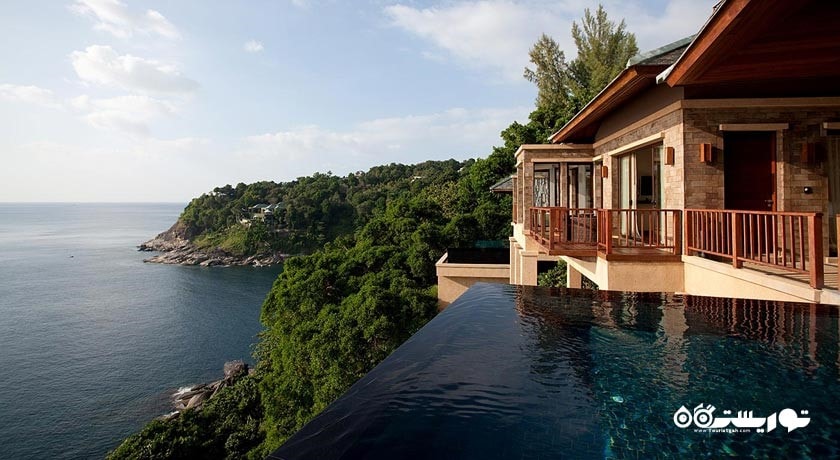 نمای استخر اختصاصی ویلا پول