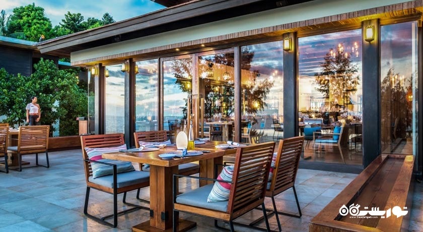 محوطه فضای باز رستوران ایتالیایی ورو