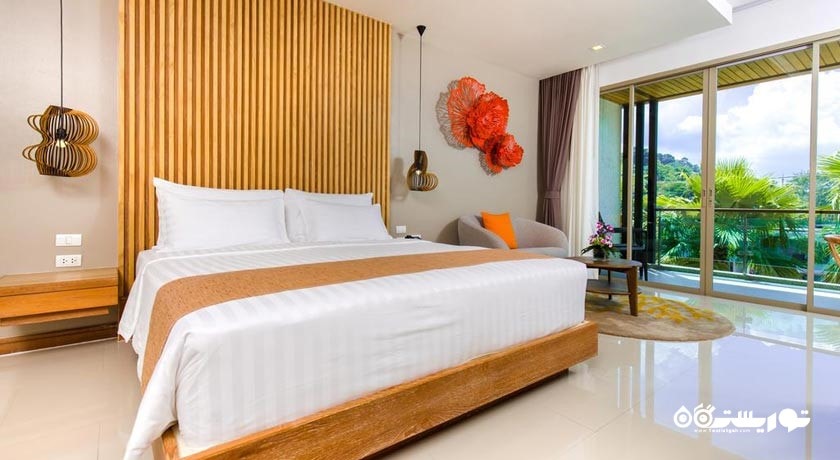 نمای تخت بزرگ اتاق دلوکس