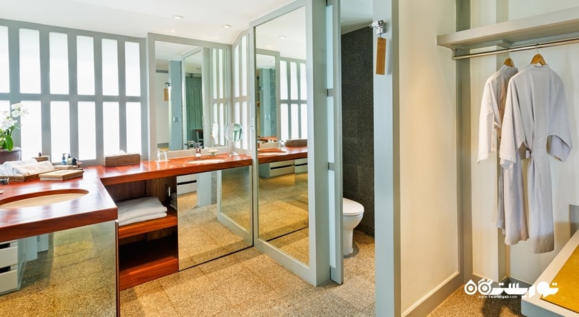 حمام و سرویس بهداشتی کلبه یک خوابه