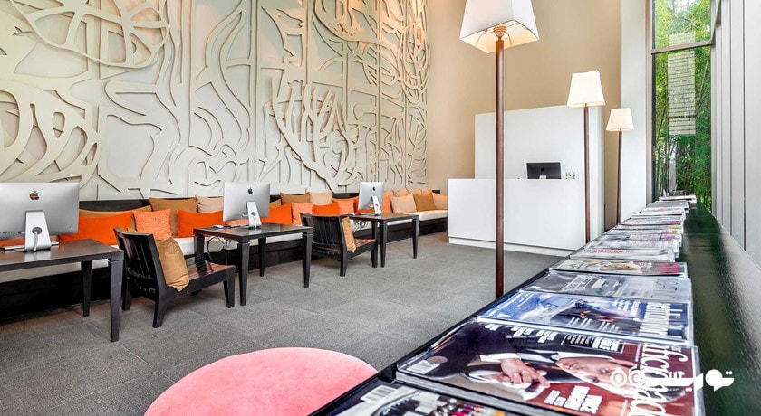 نمایی از مرکز کسب و کار هتل