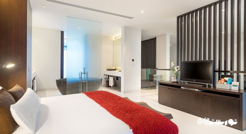 نمای تخت بزرگ سوئیت دوبلکس