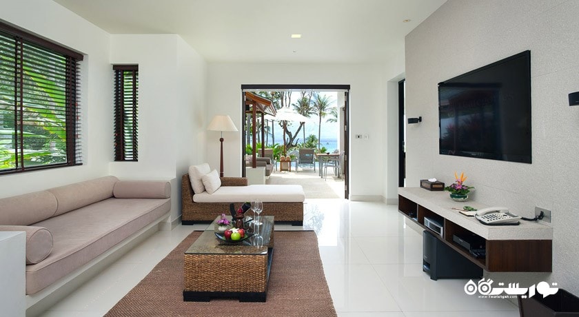 محوطه نشیمن سوئیت دوخوابه