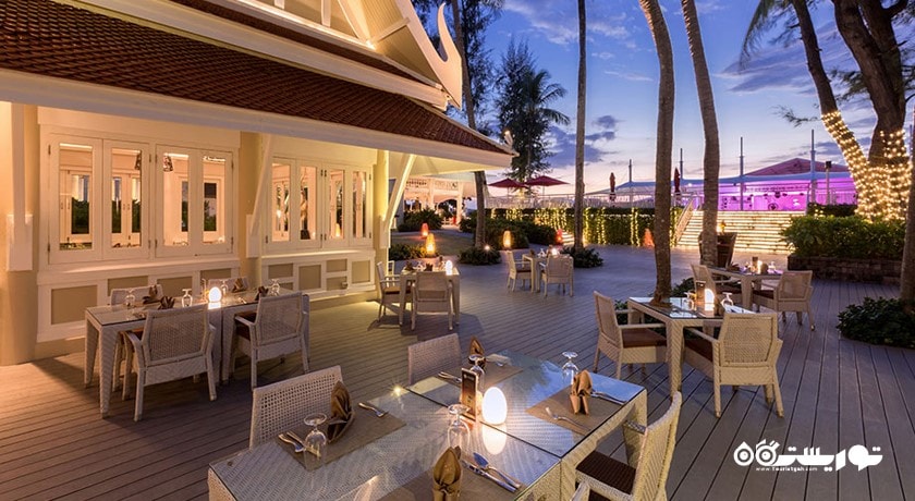 محوطه فضای باز رستوران بان تالای