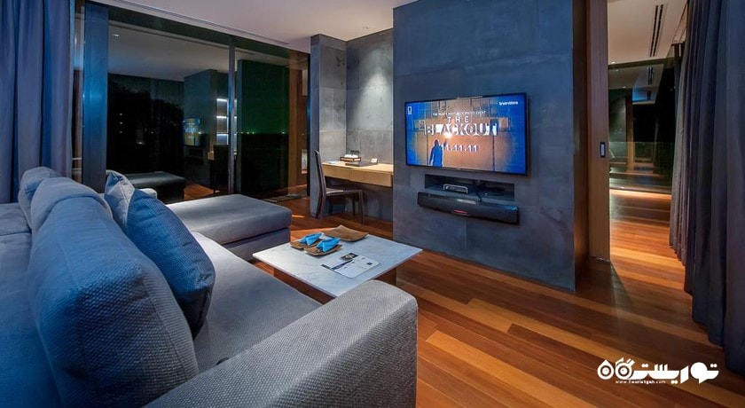 محوطه نشیمن ویلا فمیلی