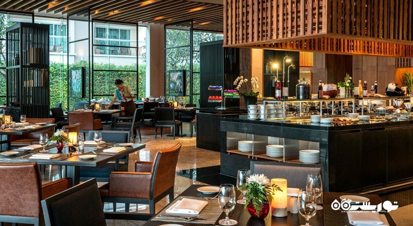 نمای رستوران غذای آسیایی موزاییک