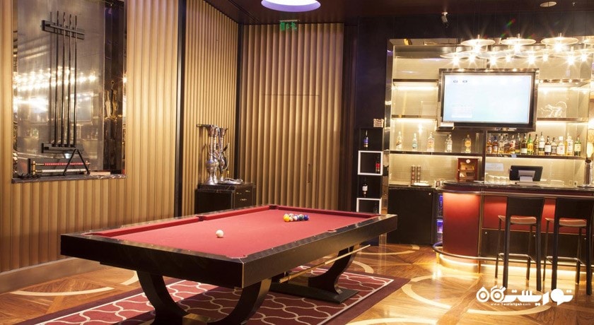 میز بیلیارد موجود در هتل