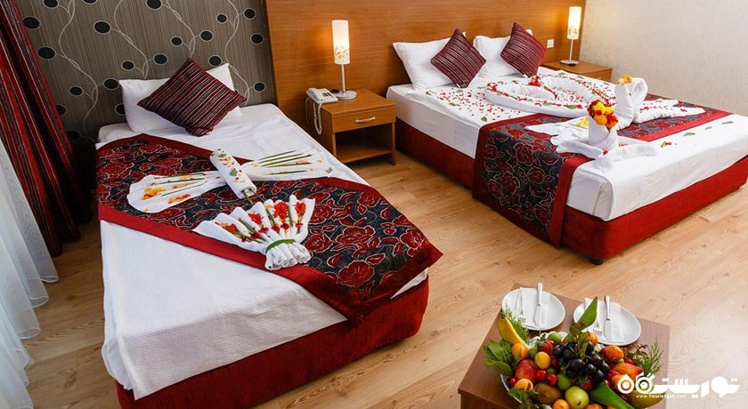 اتاق های هتل شاه این پارادایز 