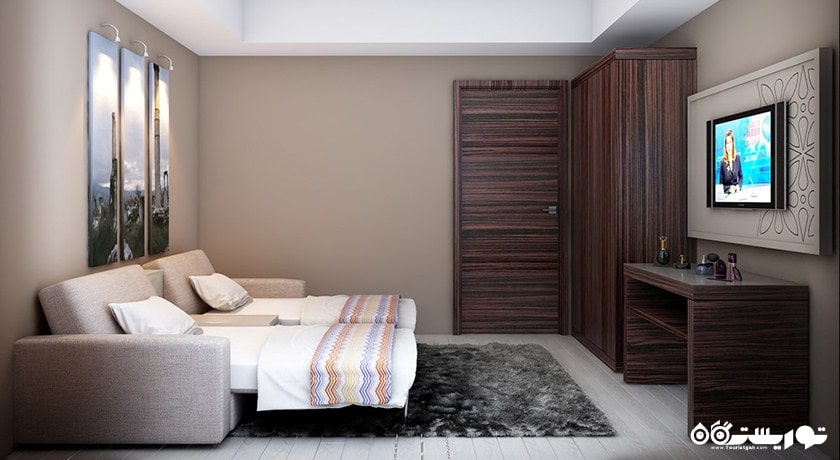 تخت های توئین اتاق کلاب فمیلی	