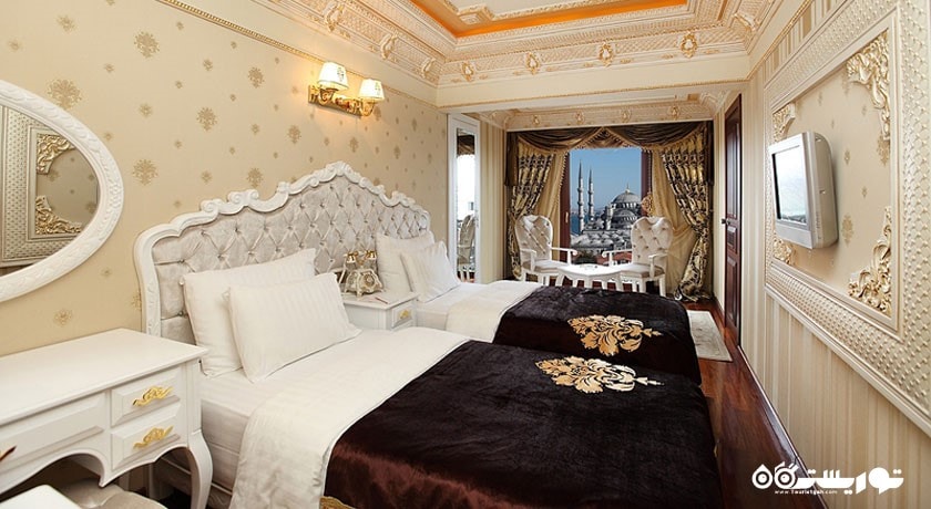 تخت های توئین اتاق دلوکس