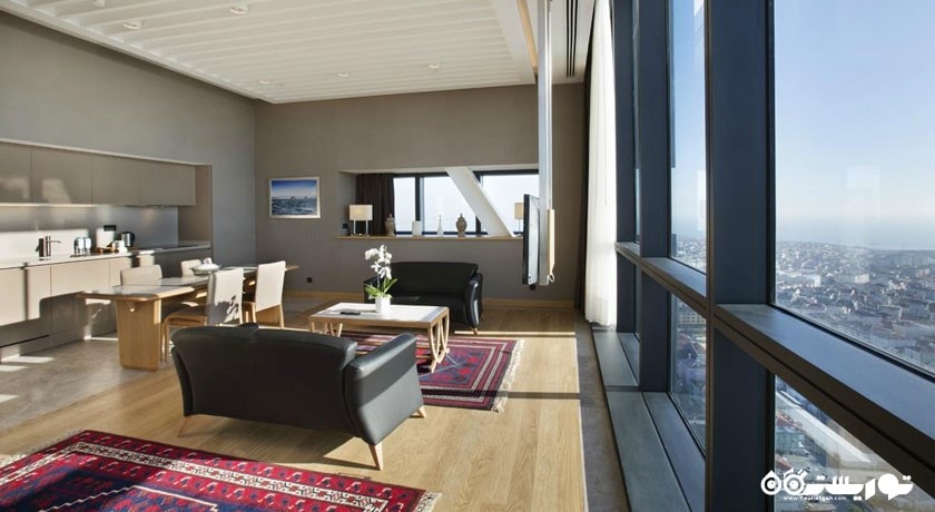 محوطه نشیمن سوئیت دوبلکس	