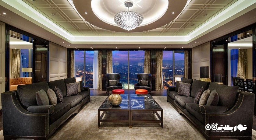 محوطه نشیمن سوئیت پرزیدنشال