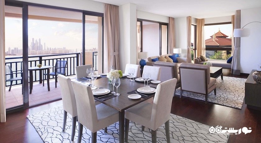 محوطه نشیمن آپارتمان دوخوابه