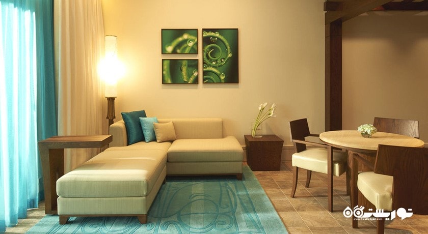 محوطه نشیمن آپارتمان دوخوابه