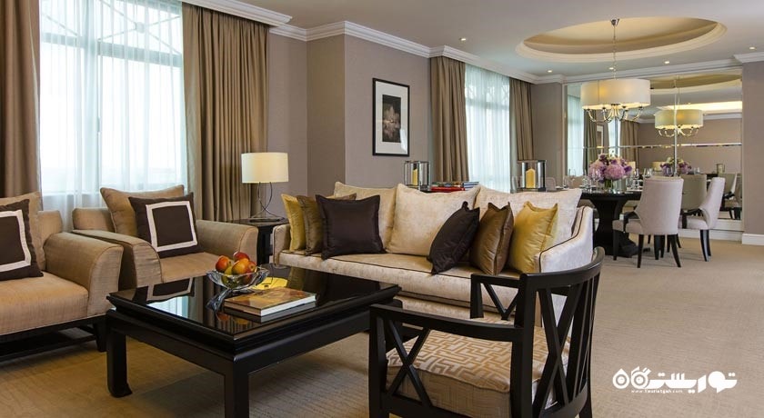 محوطه نشیمن سوئیت دوخوابه