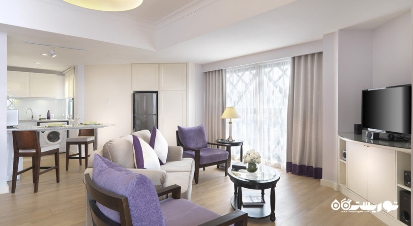 محوطه نشیمن سوئیت دلوکس دوخوابه