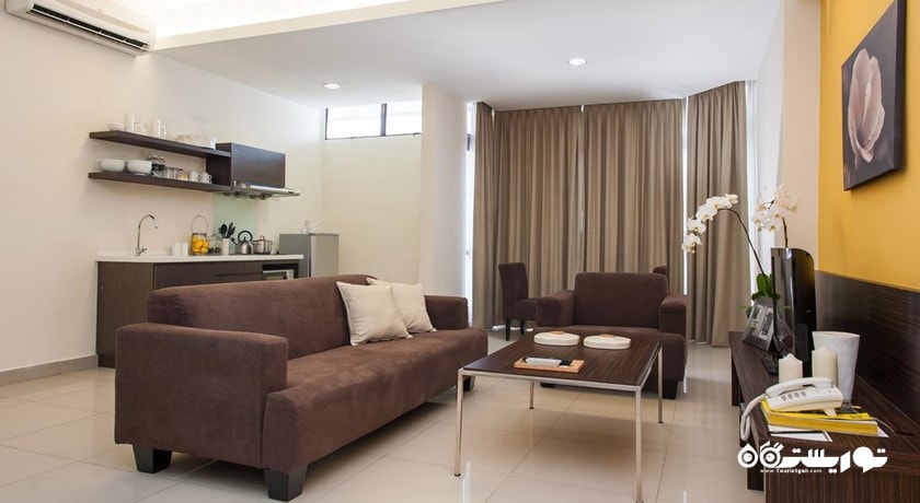 نمای محوطه نشیمن سوئیت جونیور