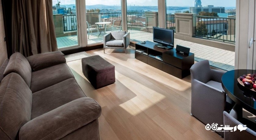 محوطه نشیمن سوئیت پنت هاوس