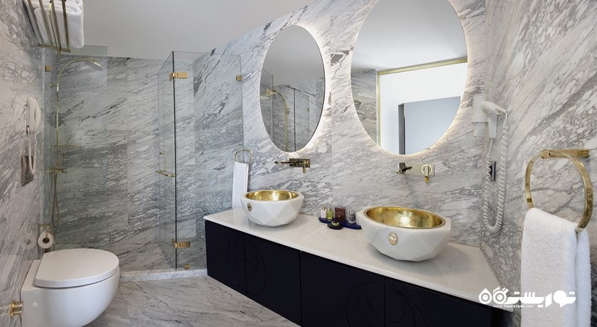 حمام و سرویس بهداشتی اتاق ها