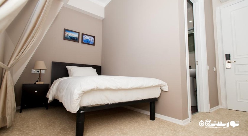 نمای تخت تک نفره اتاق سینگل