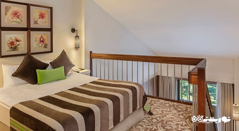 نمای تخت بزرگ اتاق فمیلی