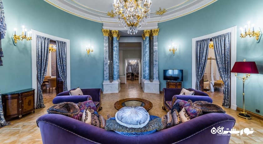 محوطه نشیمن سوئیت لاکچری