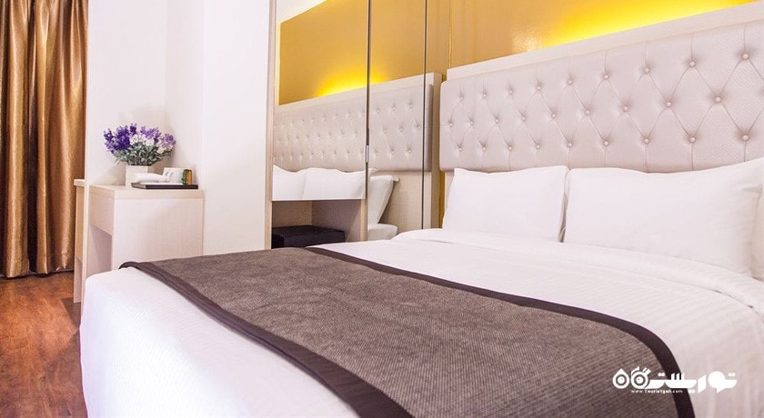 نمای تخت بزرگ اتاق دلوکس