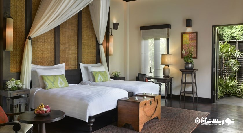 نمای تخت های توئین ویلا فمیلی