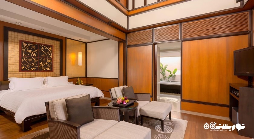 نمای تخت بزرگ ویلا گرند دوخوابه