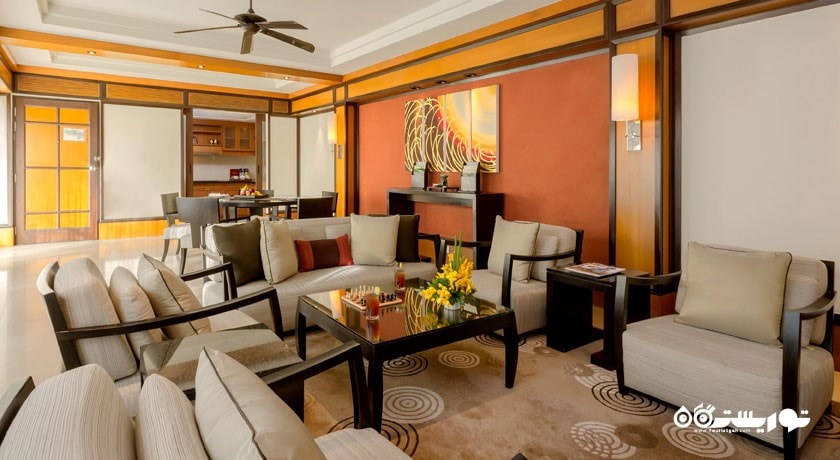 محوطه نشیمن ویلا گرند دوخوابه