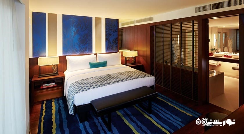 نمای تخت بزرگ سوئیت یک خوابه