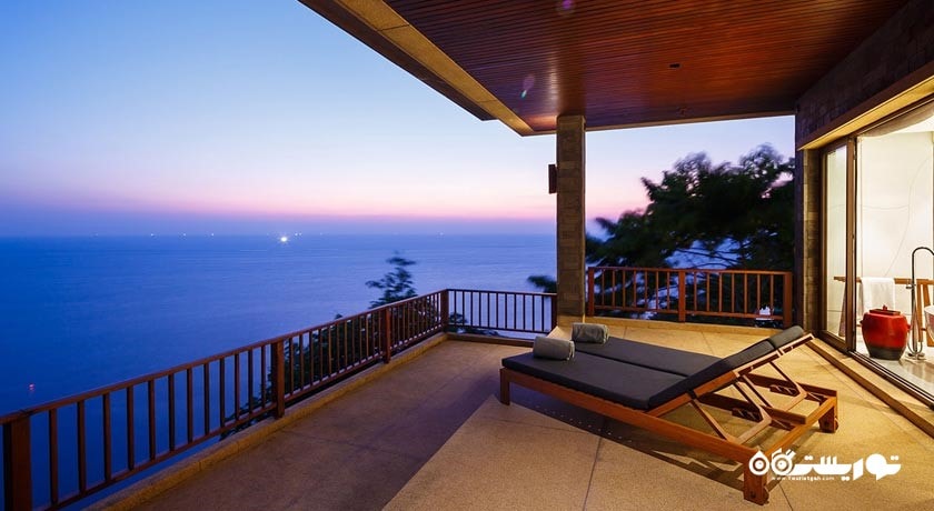 چشم انداز تراس ویلا چهار خوابه