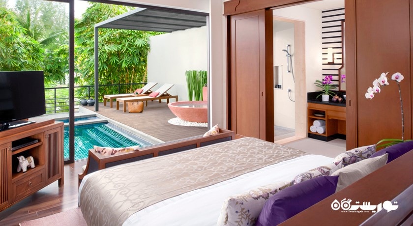 نمای تخت بزرگ ویلا دلوکس