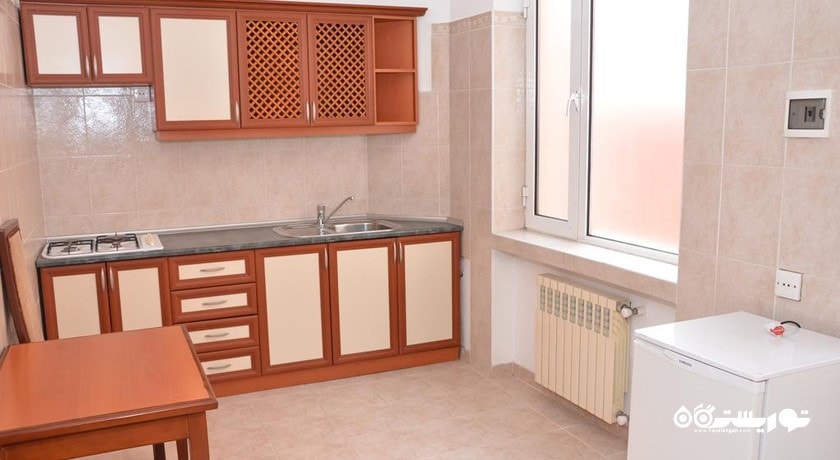 نمای آشپزخانه ویلا دوخوابه