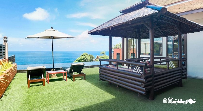 تراس اختصاصی ویلا سه خوابه