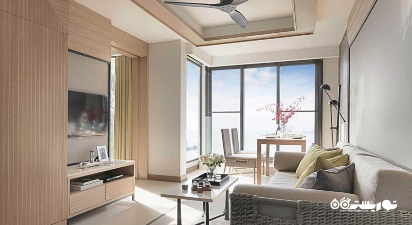 محوطه نشیمن سوئیت یک خوابه