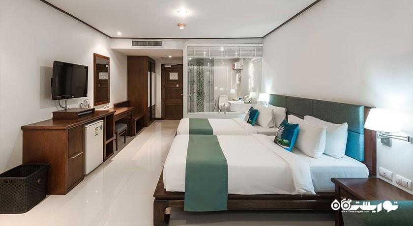 تخت های توئین اتاق دلوکس