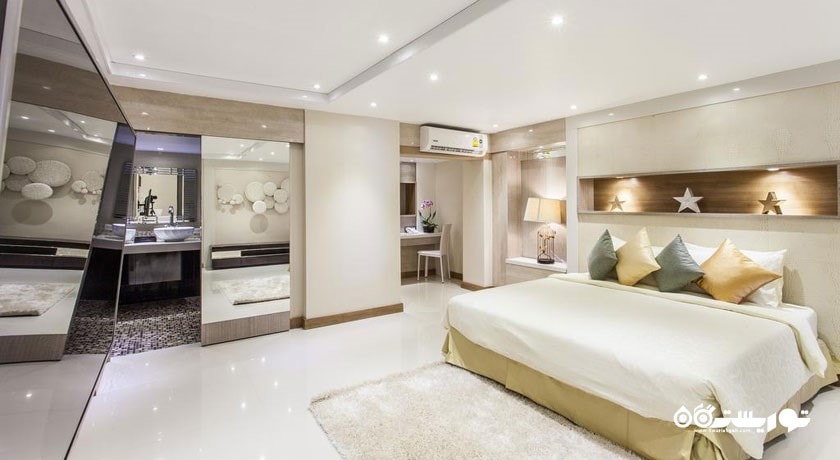 تخت بزرگ سوئیت پنت هاوس چهارخوابه