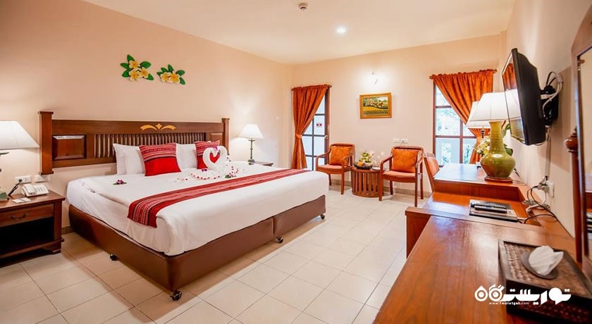 نمای تخت بزرگ اتاق دلوکس