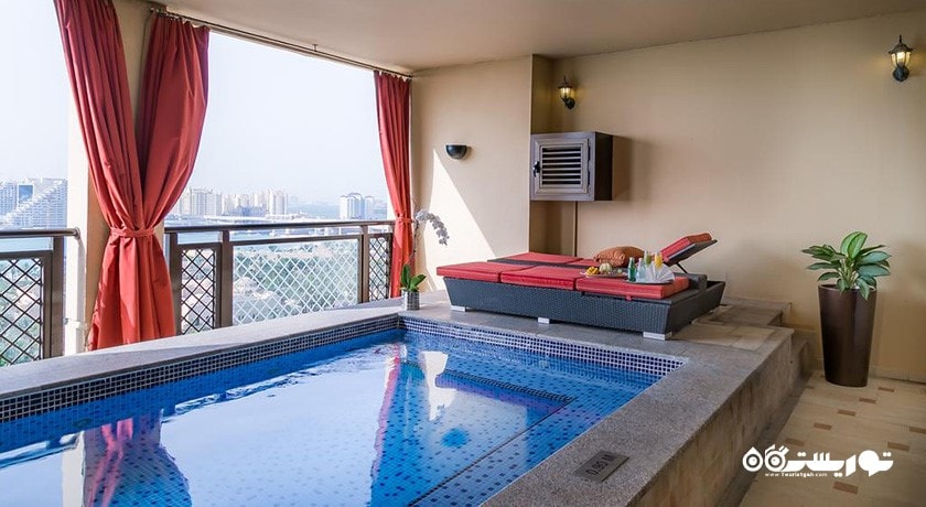 استخر اختصاصی آپارتمان پرمیوم دوخوابه